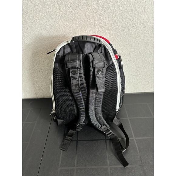 Columbia Trekster Diaper Bag Backpack Straps Red Black - Picture 6 of 11